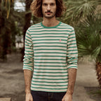 Ecru & Green Aubrac T-Shirt - Men