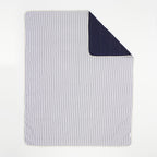 Picnic Tablecloth - Beige and Brown Striped