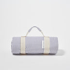 Picnic Tablecloth - Beige and Brown Striped