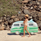 Matelas Flottant Van Campervan Adulte - Imprimé Fond Vert