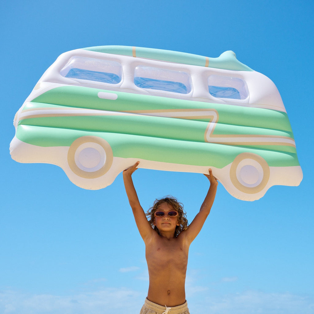Matelas Flottant Van Campervan Adulte - Imprimé Fond Vert