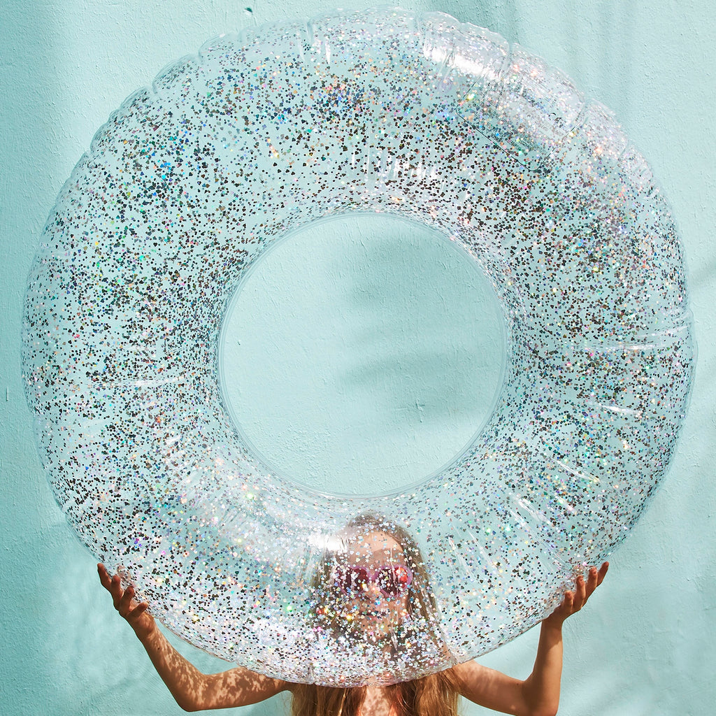 Glitter Adult Float - Transparent Sequins