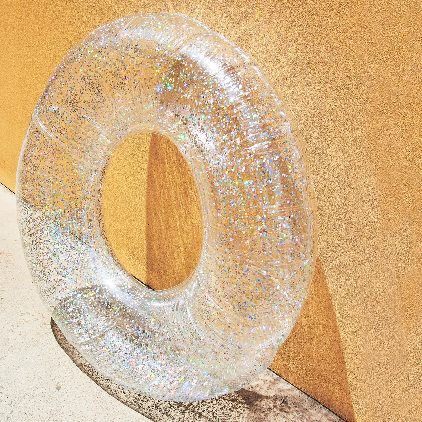 Glitter Adult Float - Transparent Sequins