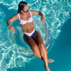 Glitter Adult Float - Transparent Sequins