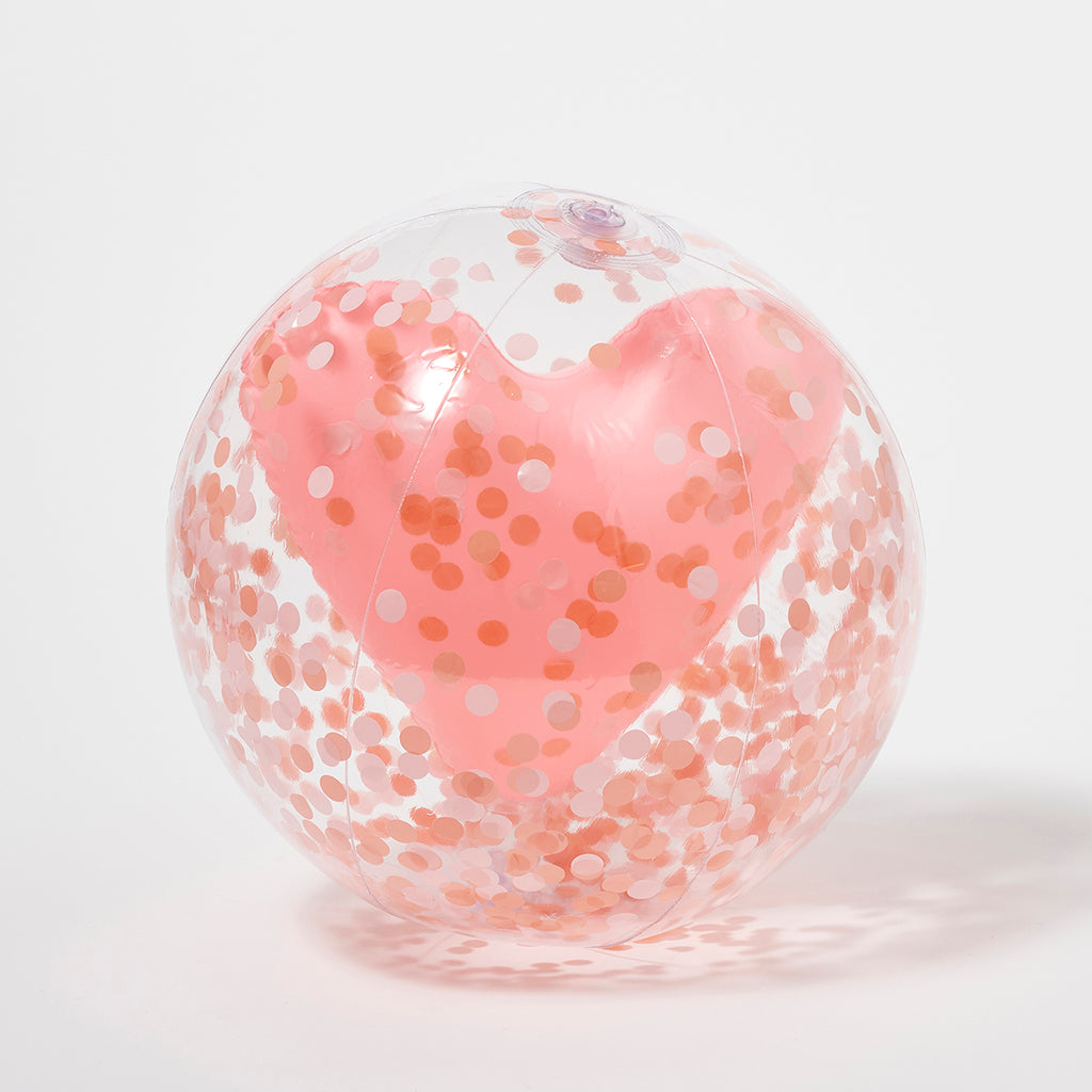 Ballon De Plage Gonflable 3D - Cœur