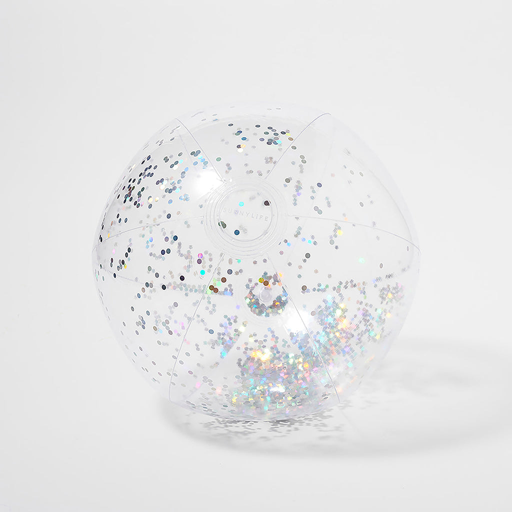 Globo Inflable Glitter - Glitter Transparente