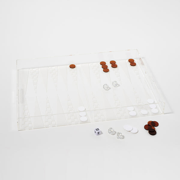 Backgammon on Cocktail Board