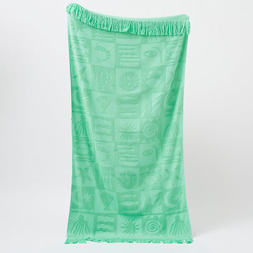 Esmeralda Beach Towel - Green