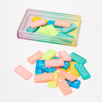 Lucite Crystal Domino Game - Multicolor