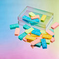 Lucite Crystal Domino Game - Multicolor