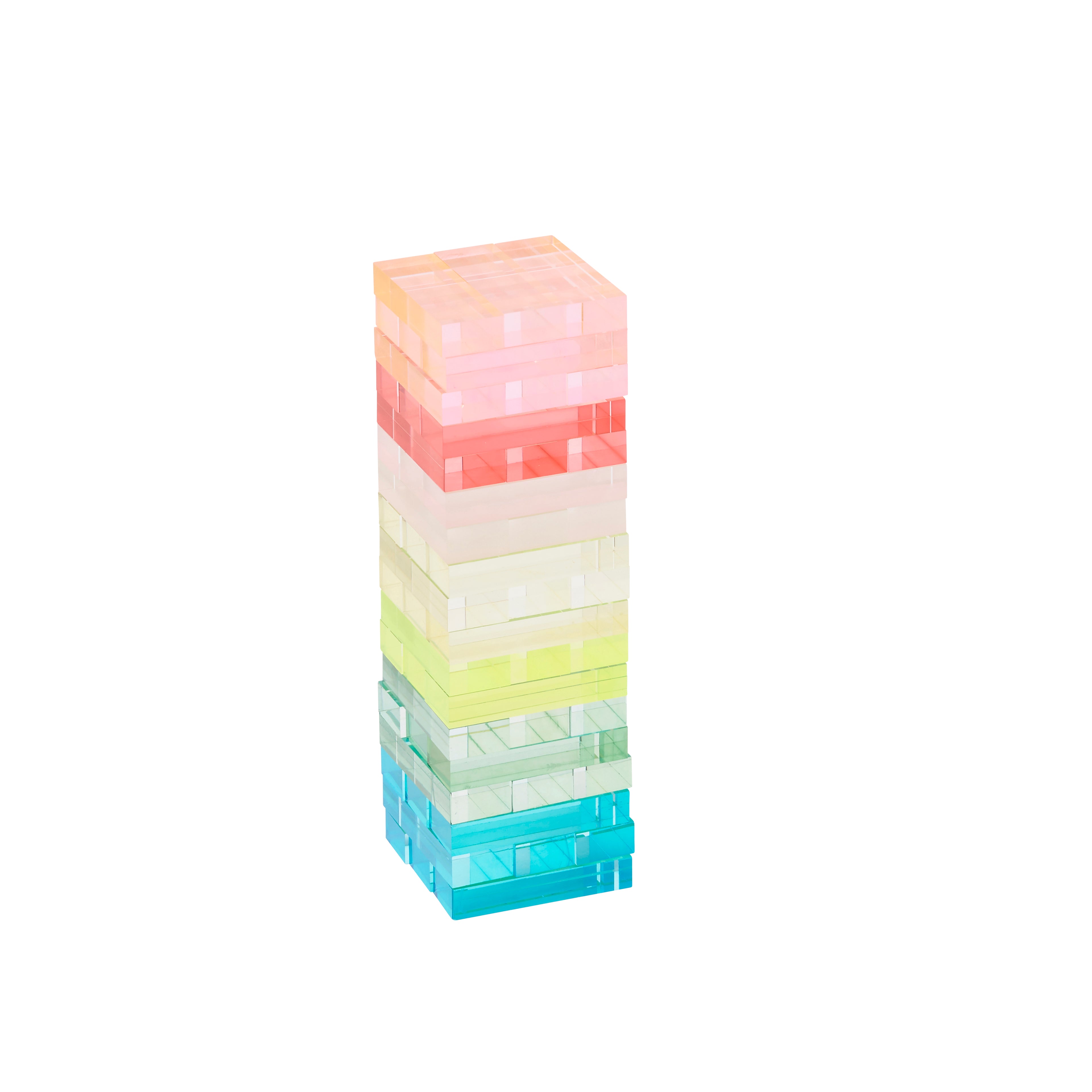 Mini juego Jumbling Tower Crystal Lucite - Multicolor
