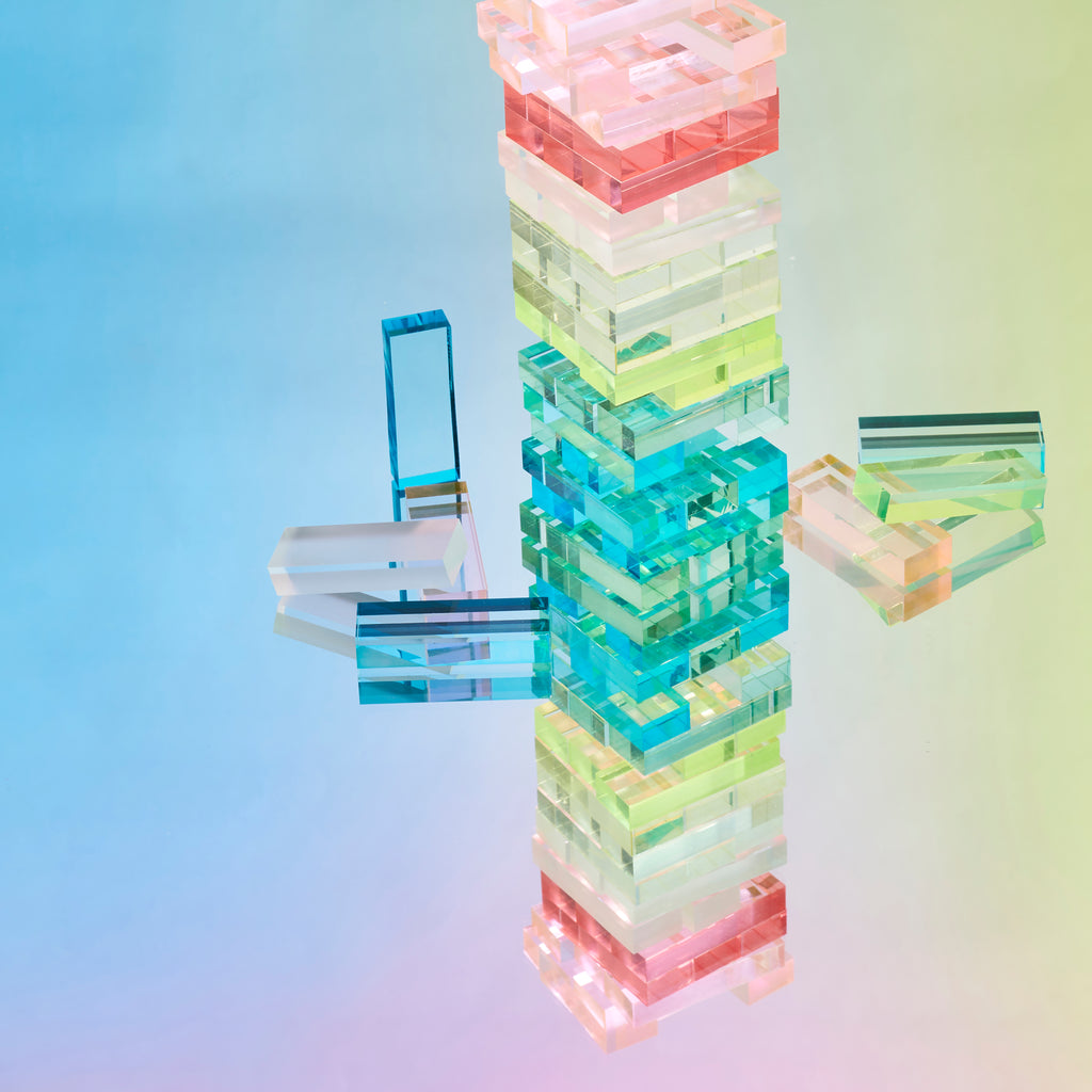 Mini juego Jumbling Tower Crystal Lucite - Multicolor