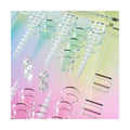 Lucite Crystal Backgammon Board - Multicolor