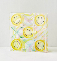 Morpion En Lucite Avec Smiley