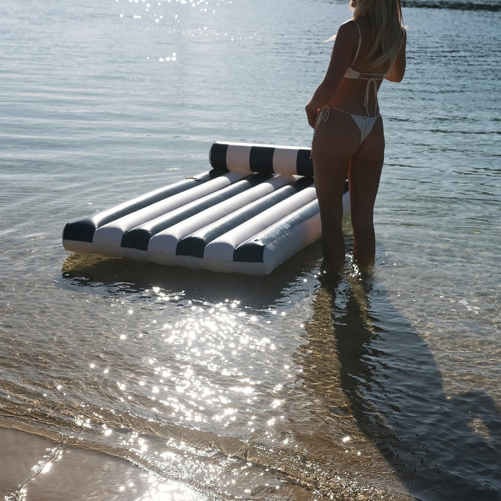 Matelas Lilo Rayures Noires