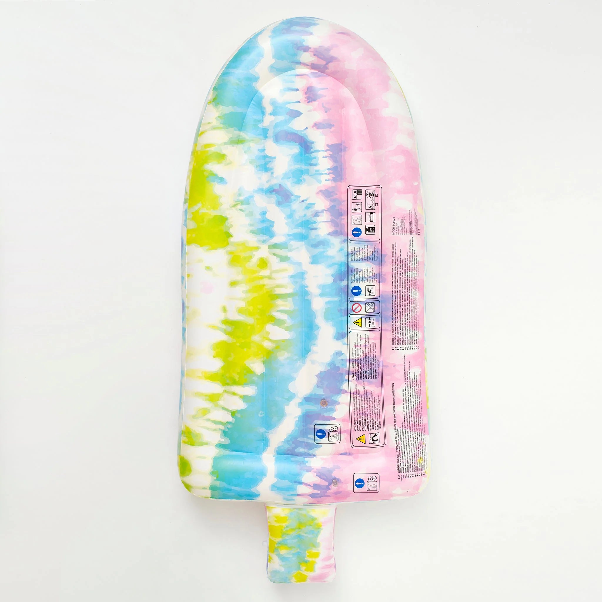 Ice Pop Tie Dye Adult Floating Mattress - Multicolor