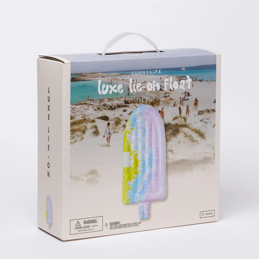 Ice Pop Tie Dye Adult Floating Mattress - Multicolor