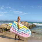 Ice Pop Tie Dye Adult Floating Mattress - Multicolor
