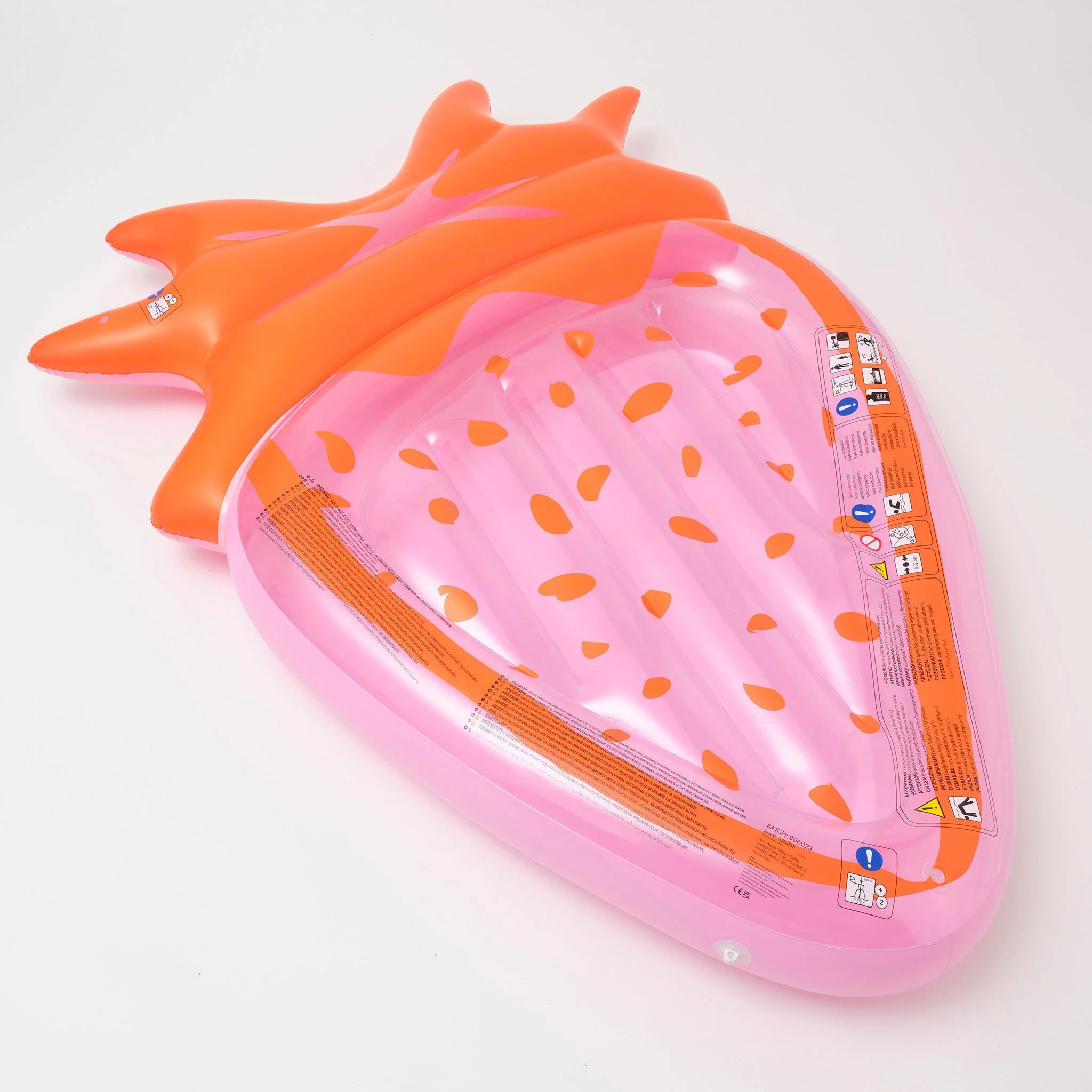 Colchón flotante para adultos Fresa - Rosa