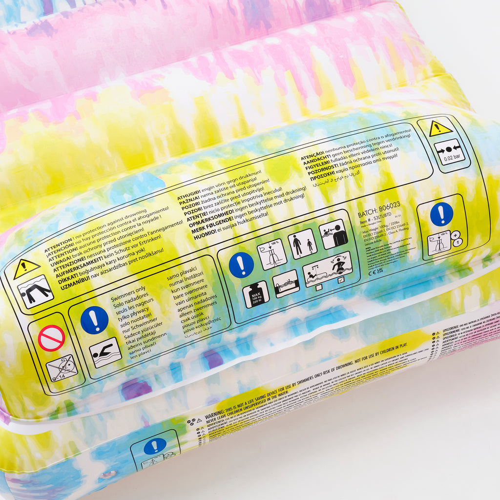 Matelas Lilo Tie Dye Sorbet