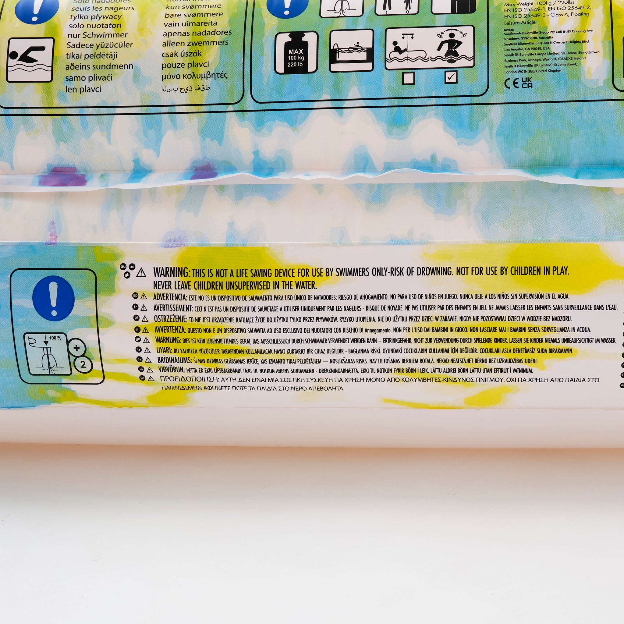 Matelas Lilo Tie Dye Sorbet