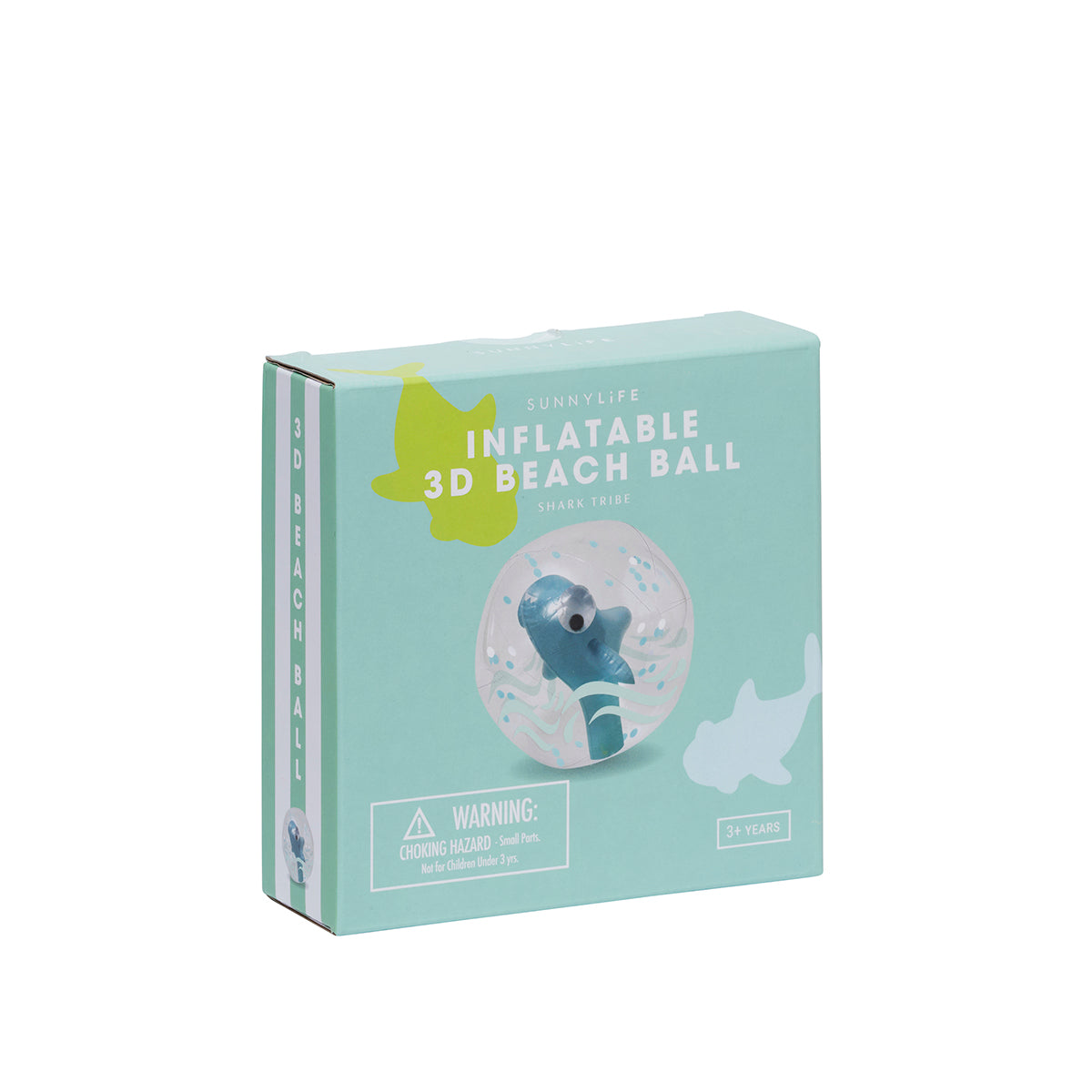 Globo Inflable 3D Shark Tribe - Transparente Y Azul