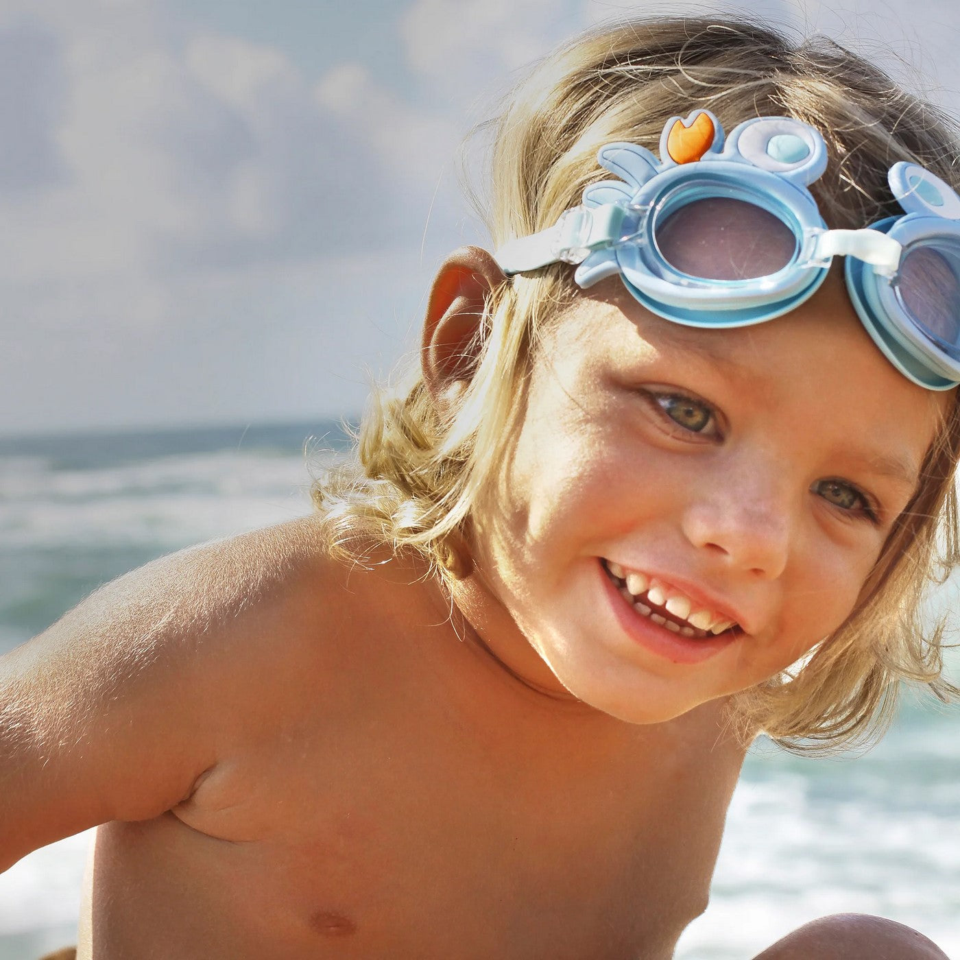 Sonny the Sea Creature Swimming Goggles - Blue