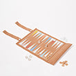 Portable Cork Game - Printed Brown Background