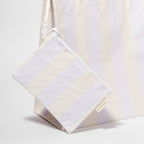 Sac De Plage Fourre-Tout Rio Sun - Rayures Lilas Pastel