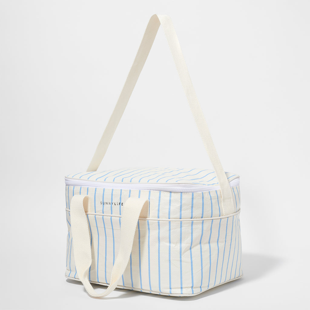Weekend Mid Insulated Bag - Blue-Cream