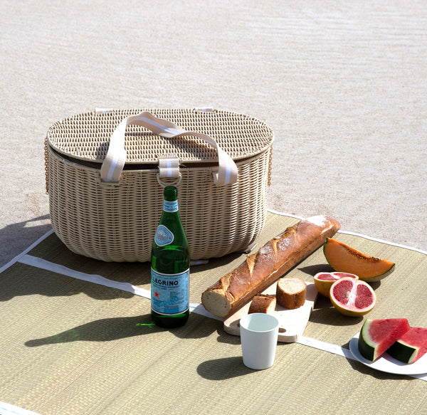 Large Picnic Basket - Natural