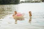 Anneau De Piscine Tube Bubblegum - Rayures Roses