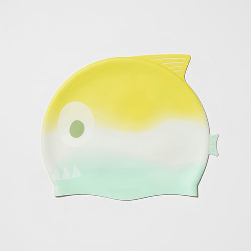 Gorro de natación infantil Salty The Shark multicolor