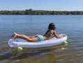 Matelas Skateboard Enfant Float The Sea - Bleu-Lime