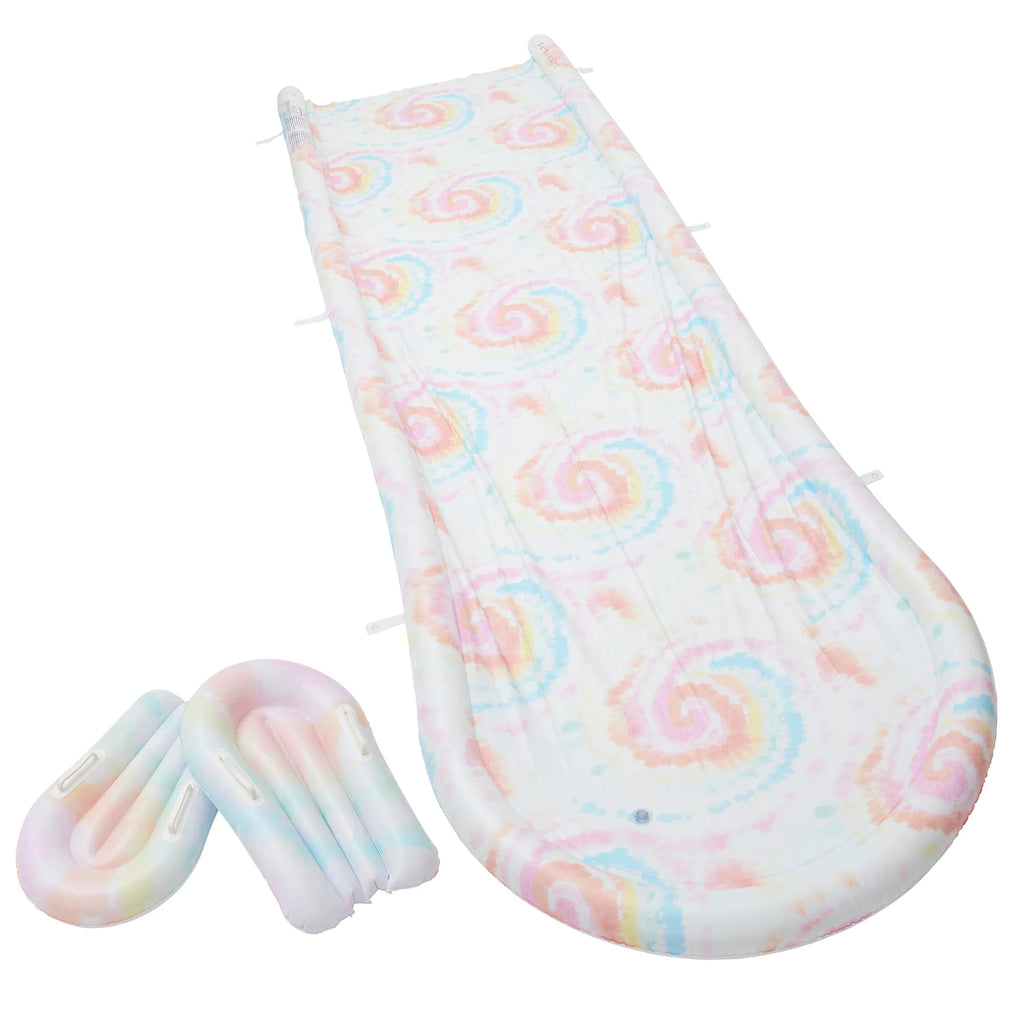Juego de tabla deslizante, tobogán y bodyboard Tie-Dye