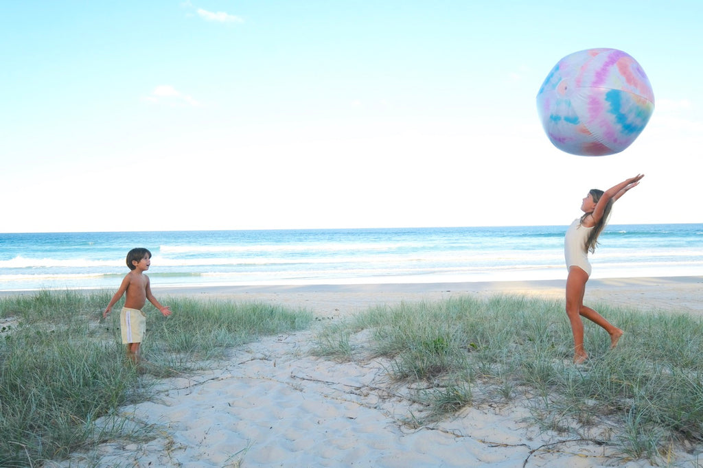 Ballon De Plage Gonflable Géant - Tie Dye