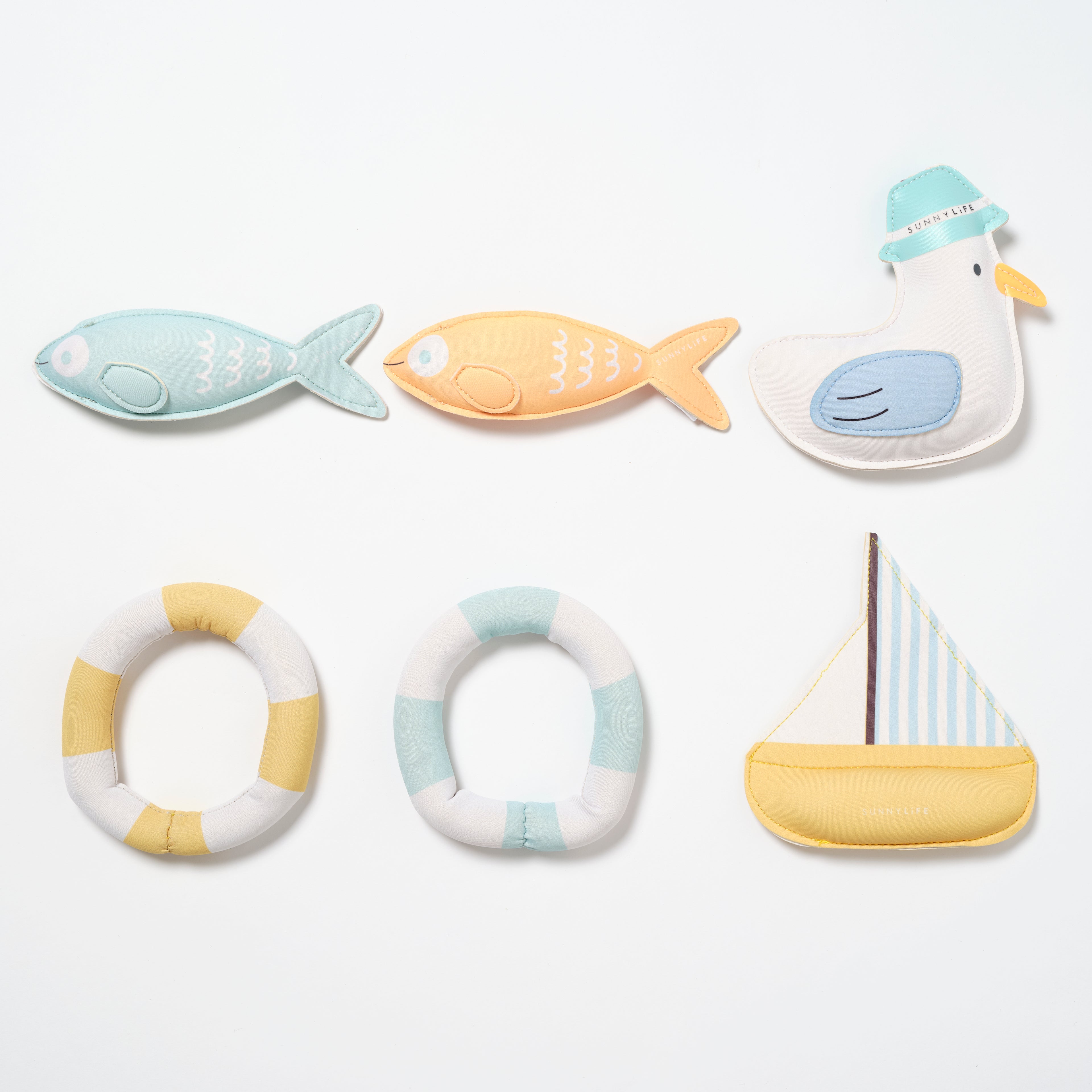 Ensemble De 6 Figurines Dive Buddies Sid La Mouette