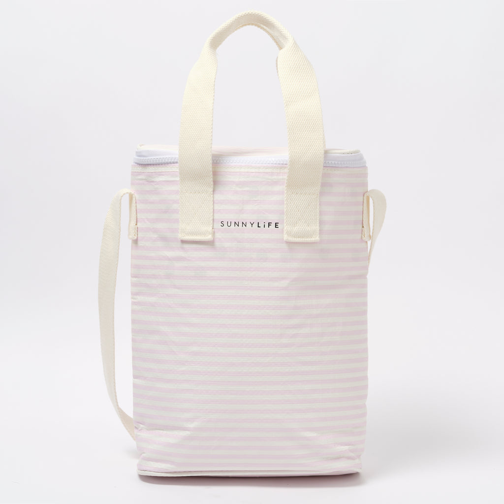 Sac Isotherme Léger À Rayures Roses Lazy Days