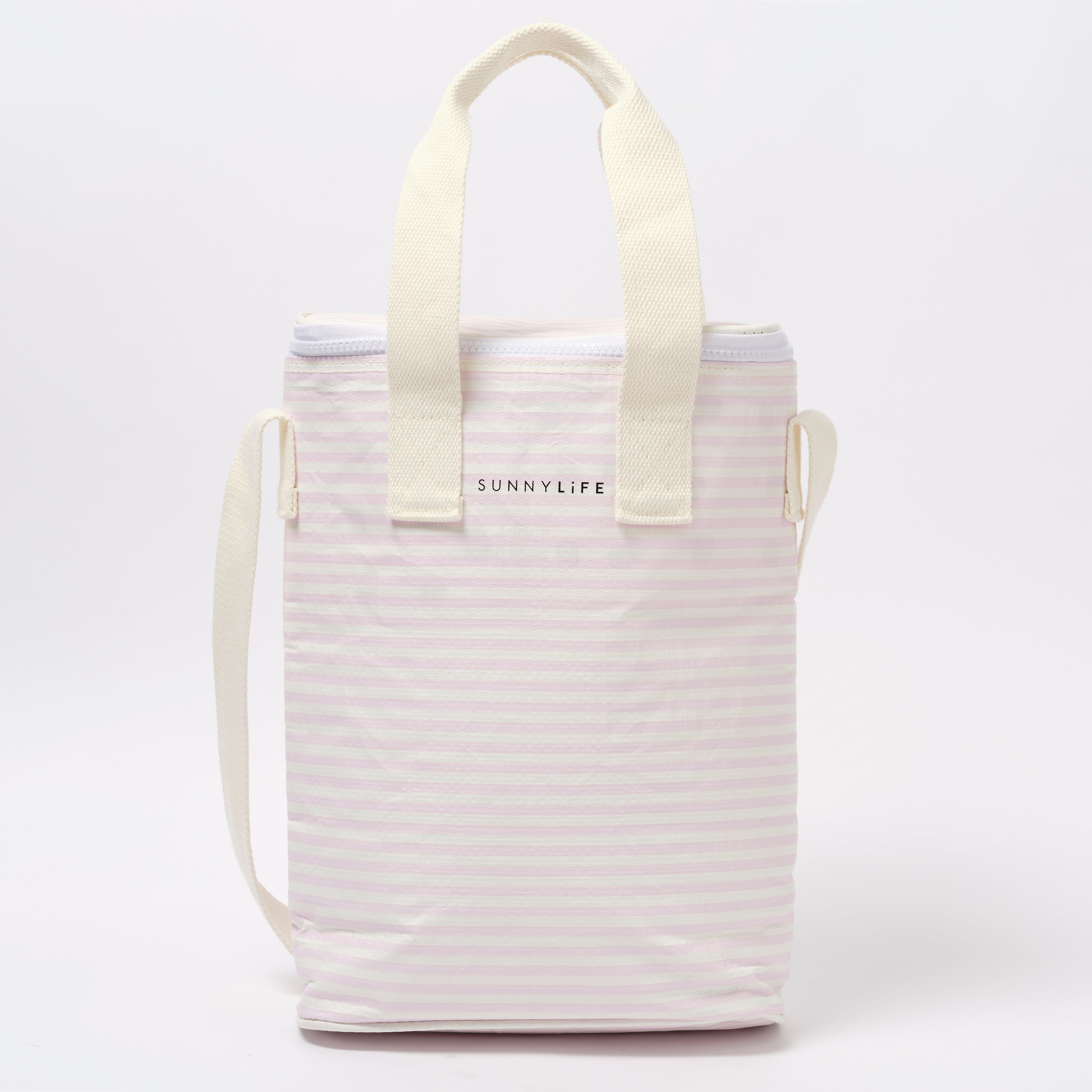 Sac Isotherme Léger À Rayures Roses Lazy Days