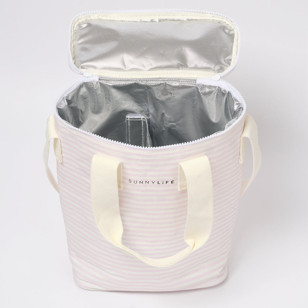 Sac Isotherme Léger À Rayures Roses Lazy Days