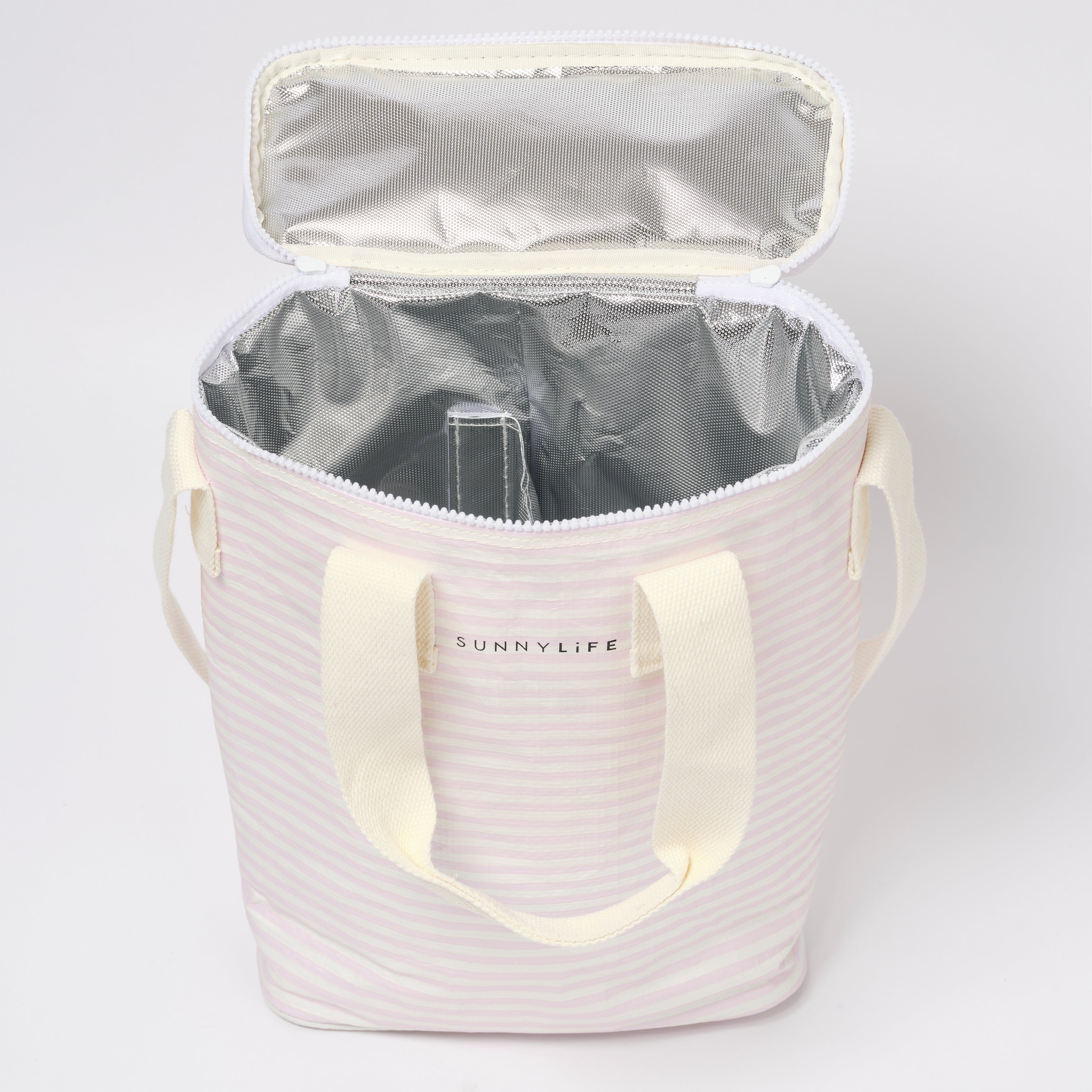 Sac Isotherme Léger À Rayures Roses Lazy Days