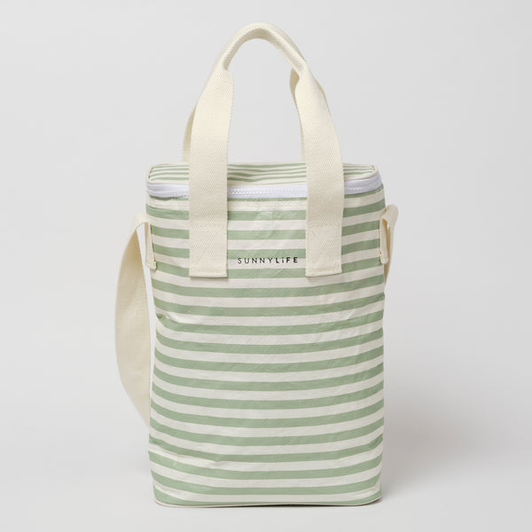 La Palma Lightweight Insulated Bag With Sage Stripes