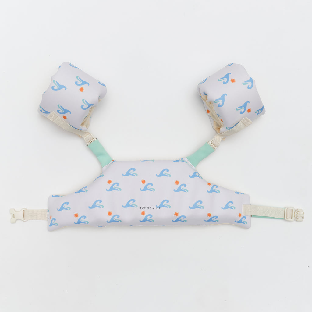Floating Vest 4-6 Sid The Seagull Blue Wave