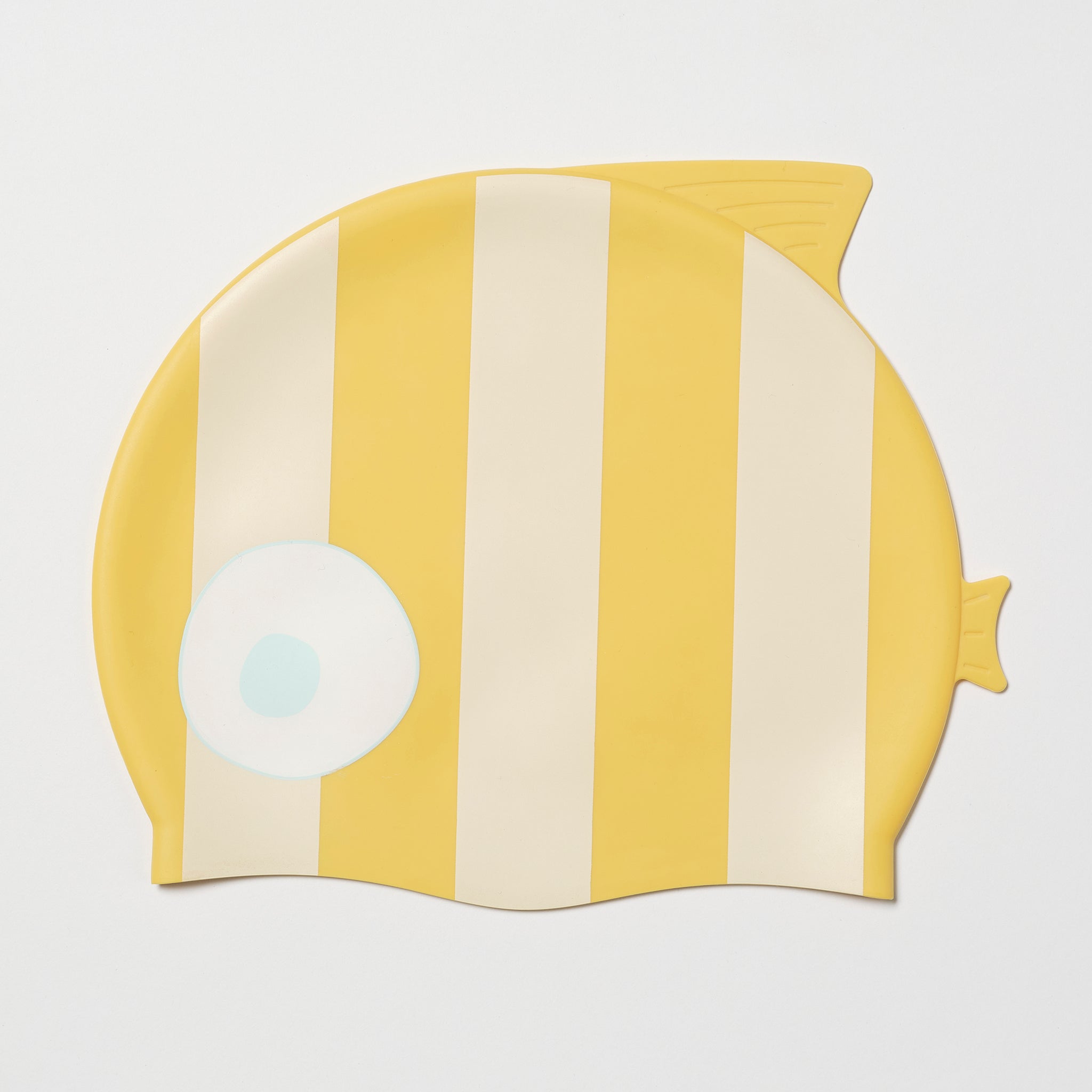 Bonnet De Bain Enfant Finn Le Poisson Rayures Moutarde