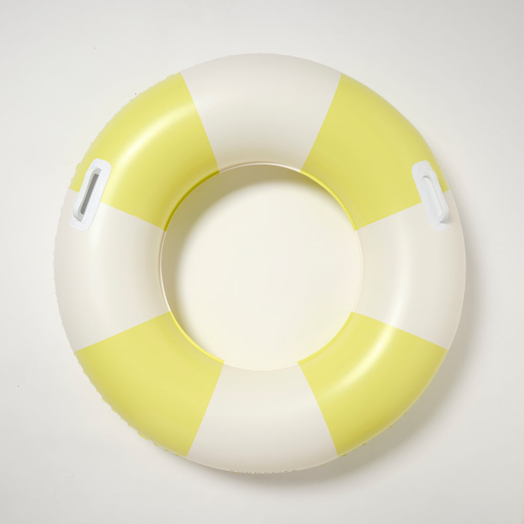 Bouée Slim Tube Tides Out - Citrus Stripe