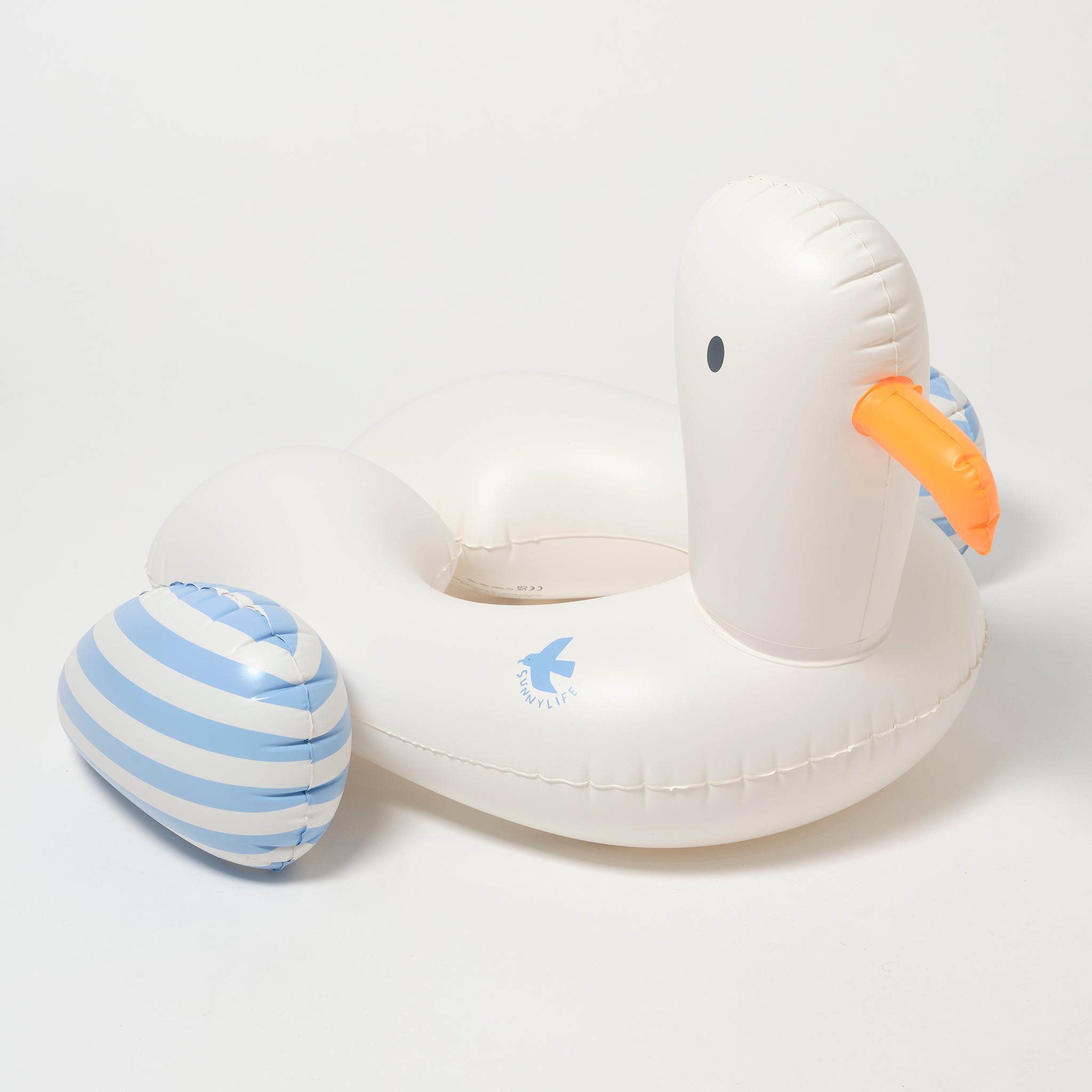 Sammy The Seagull Children's Buoy With Blue Stripes