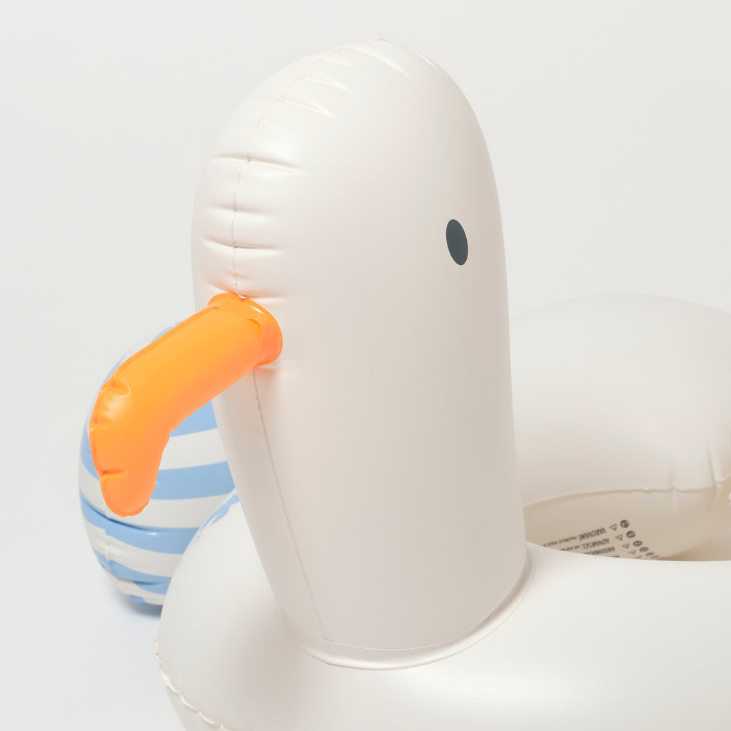 Sammy The Seagull Children's Buoy With Blue Stripes