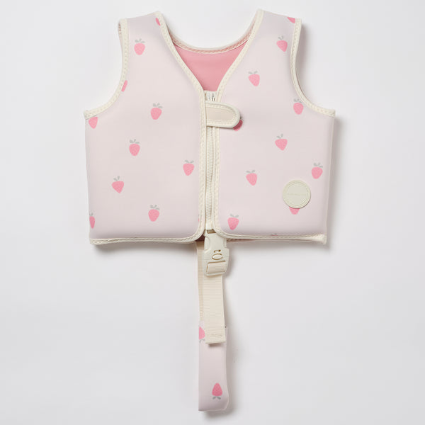 Gilet De Natation Enfant 1-2 Ans Fraise Soleil
