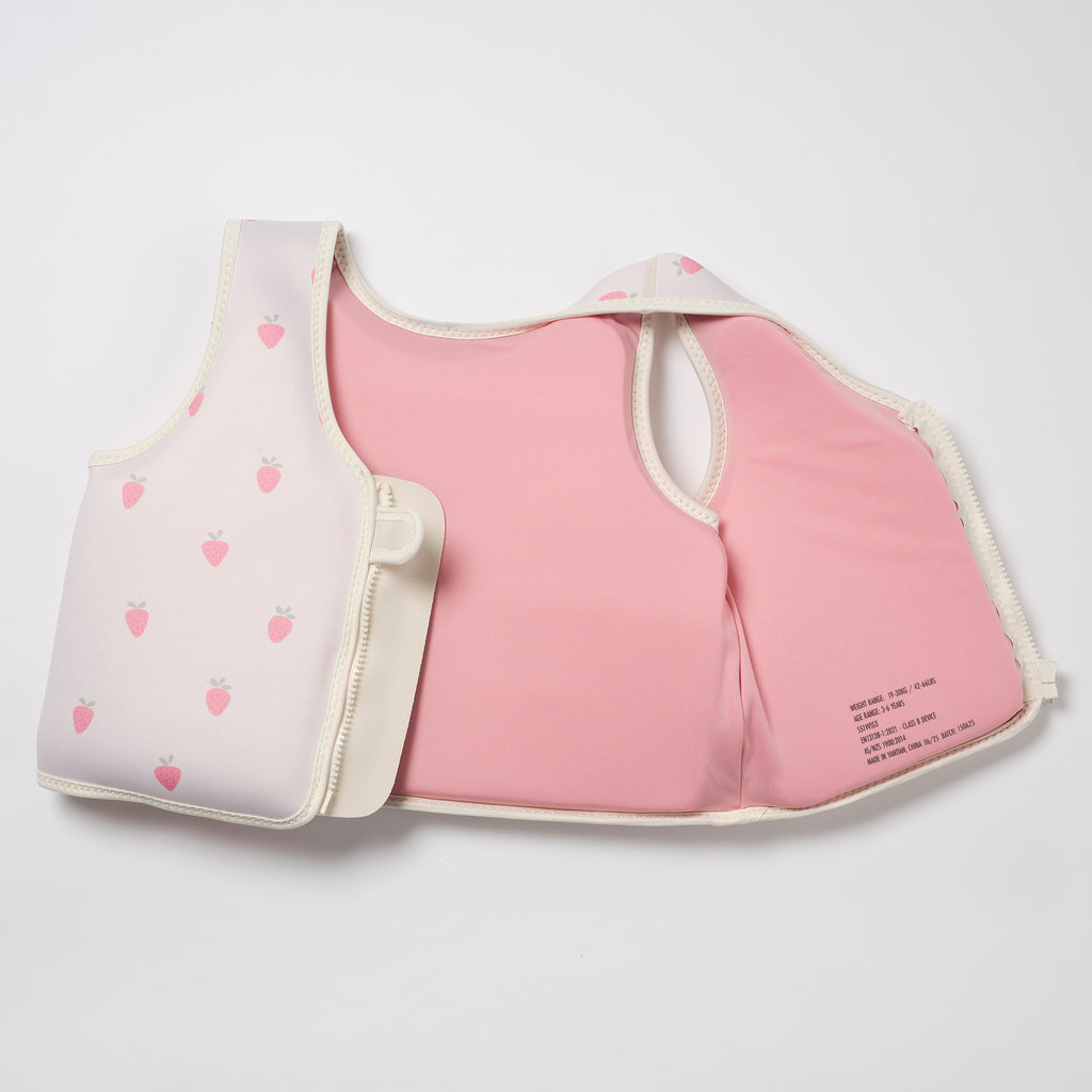 Children's Swimming Vest 3-6 Years Strawberry Sun