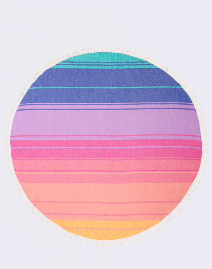 Fouta Navagio Round Napkin